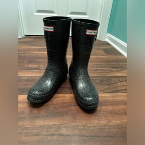 Hunter Women’s Original StarCloud / Sparkly Short Rain boot Size 9 US